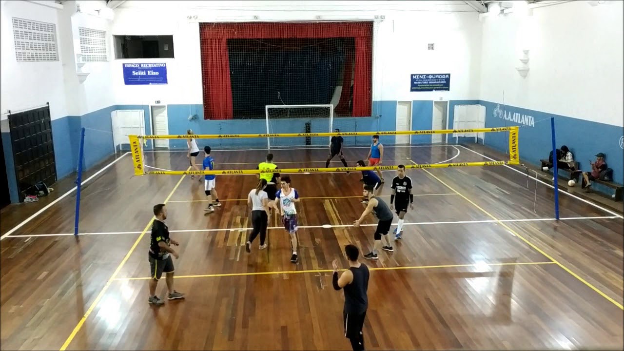 Treino de volei